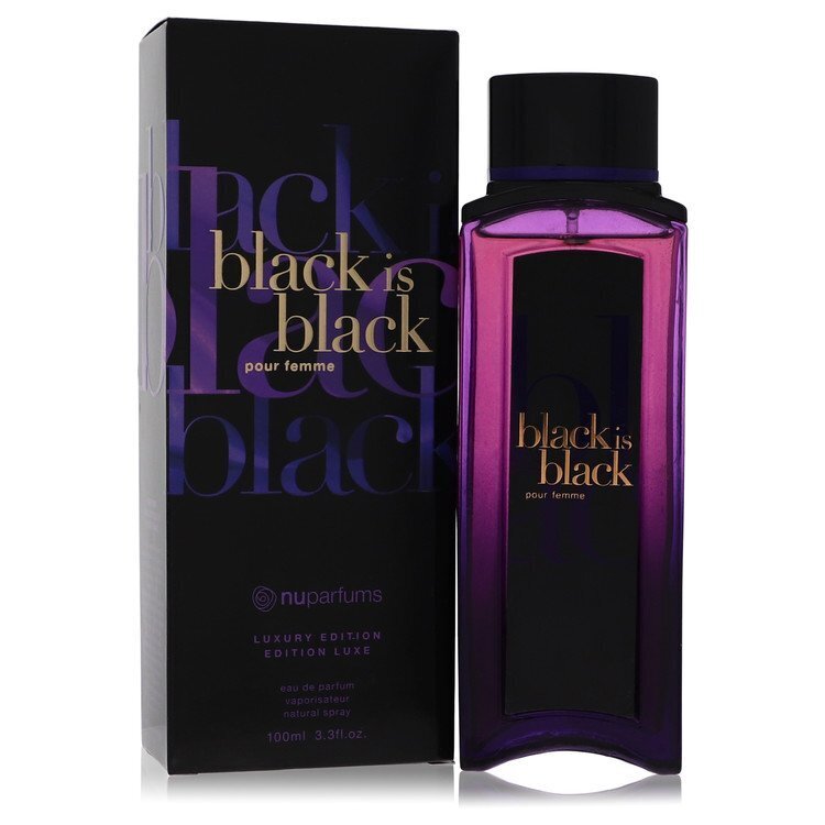 Black Is Black By Nu Parfums Eau De Parfum Spray 33 Oz